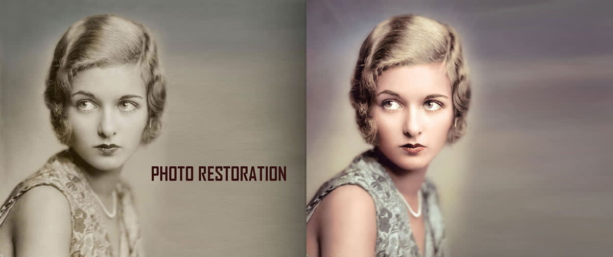 Old and Damage repair Photo Restoration 2